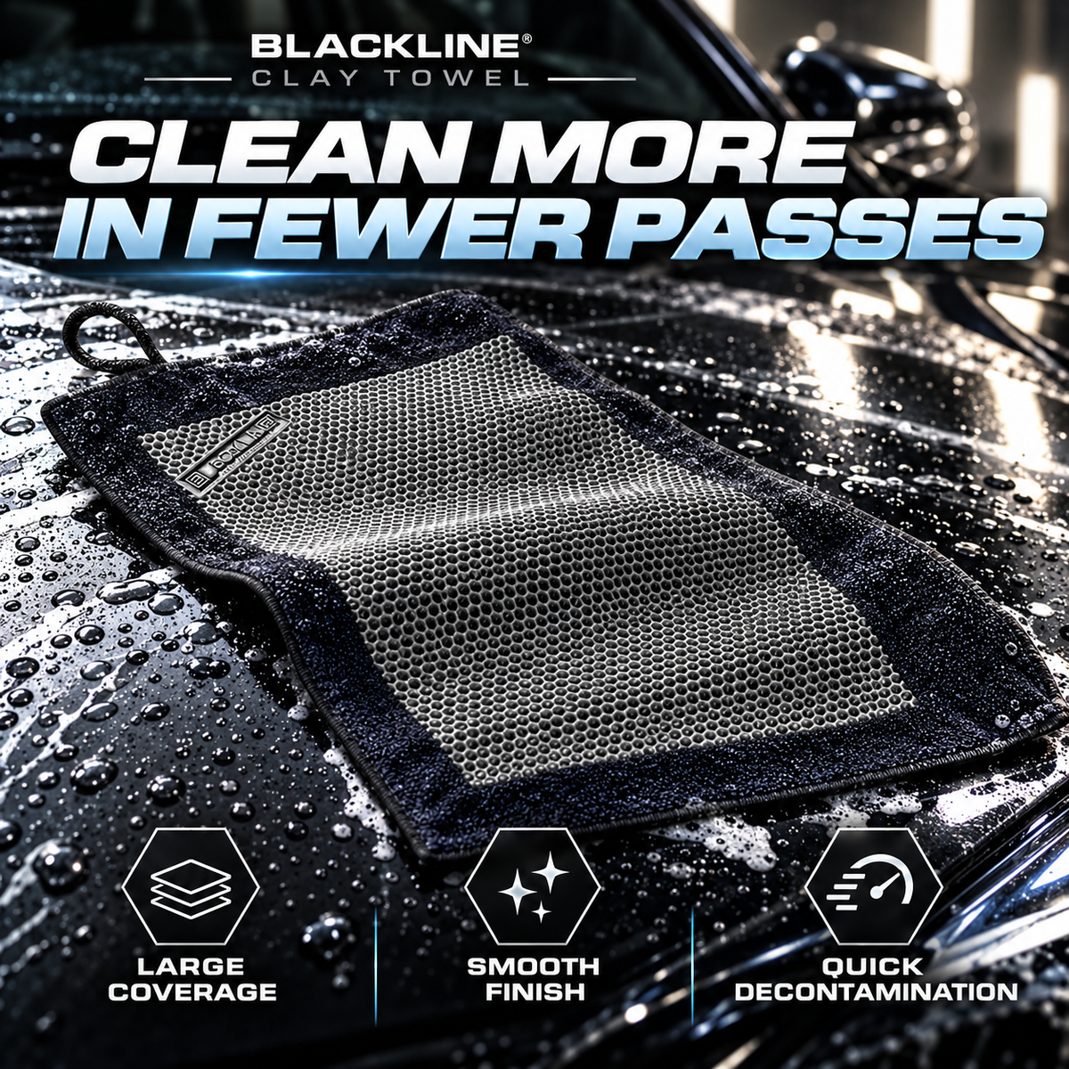 Blackline Synthetic Clay Towel™ - SCRATCH REMOVER