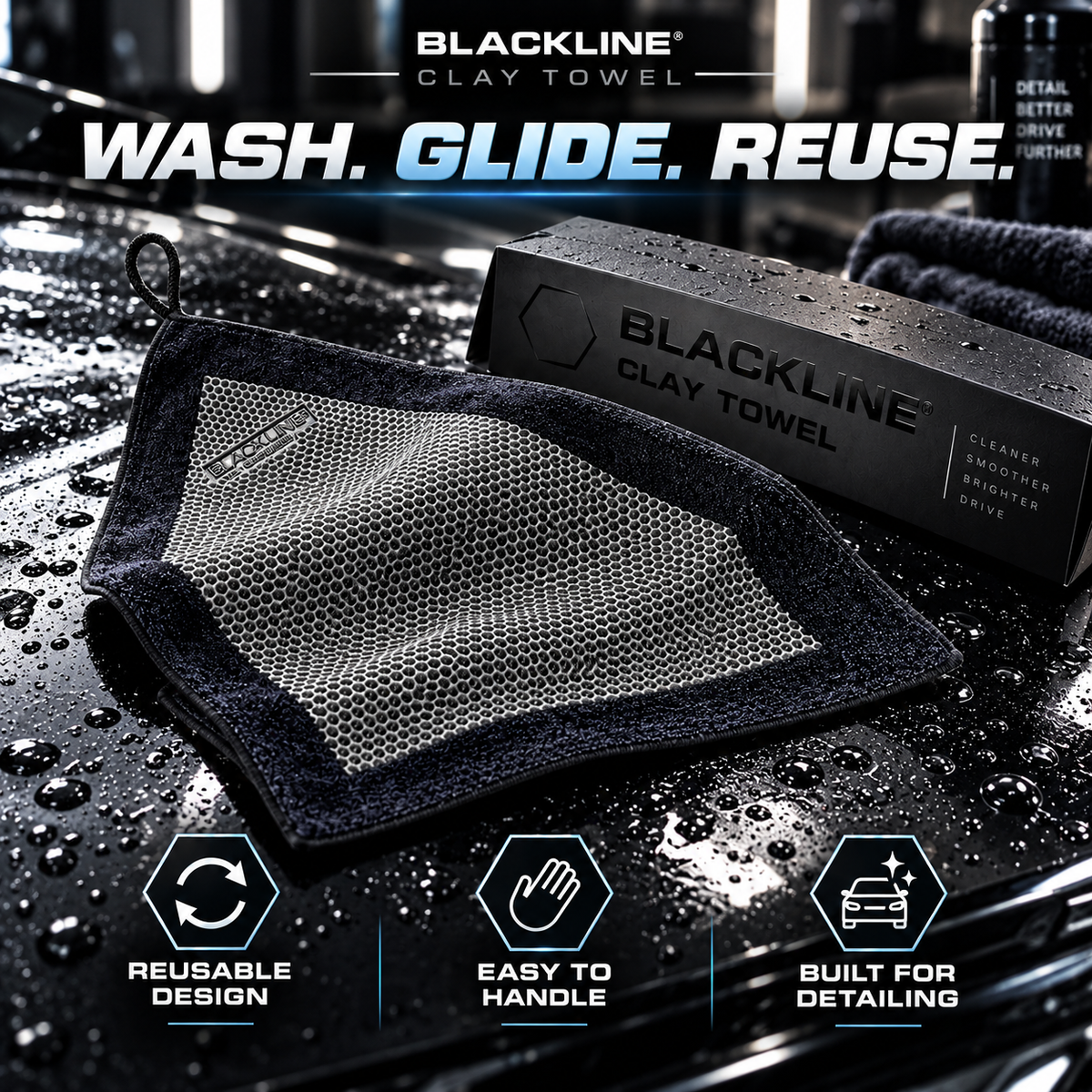 Blackline Synthetic Clay Towel™ - SCRATCH REMOVER
