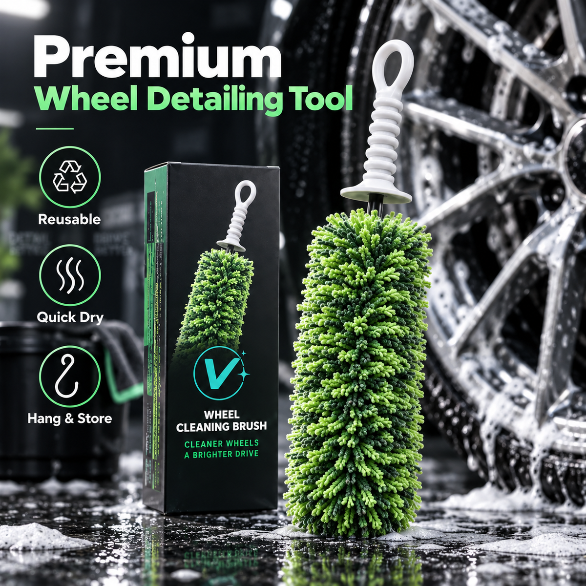 RimMaster™ Wheel Detailing Brush