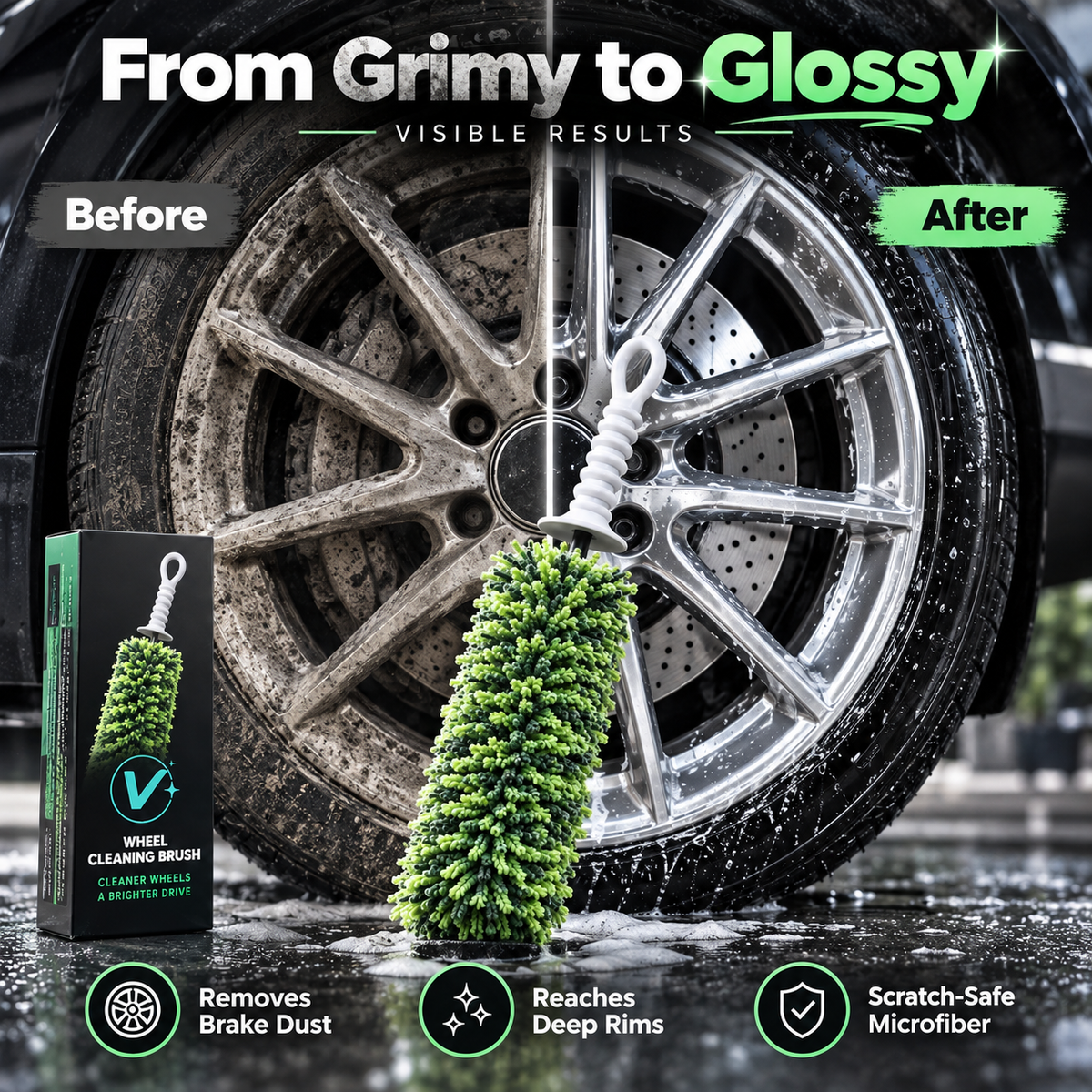 RimMaster™ Wheel Detailing Brush