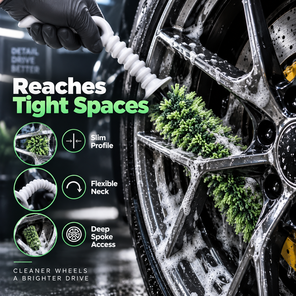 RimMaster™ Wheel Detailing Brush