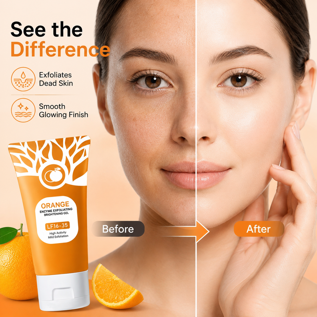 Orange Enzyme Exfoliating Gel