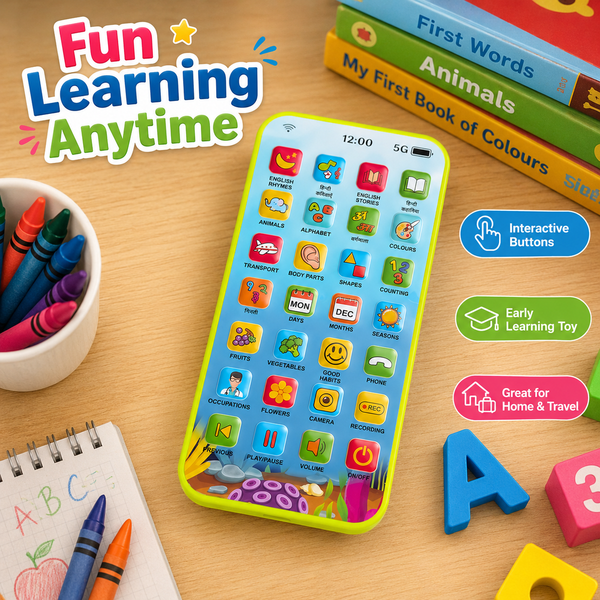 Kids Smart Learning Phone