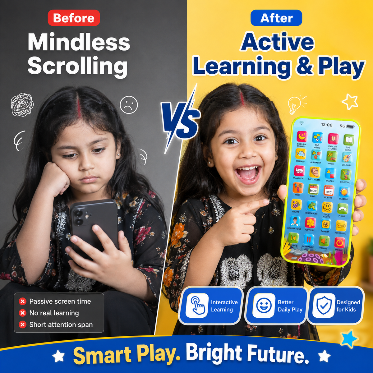 Kids Smart Learning Phone
