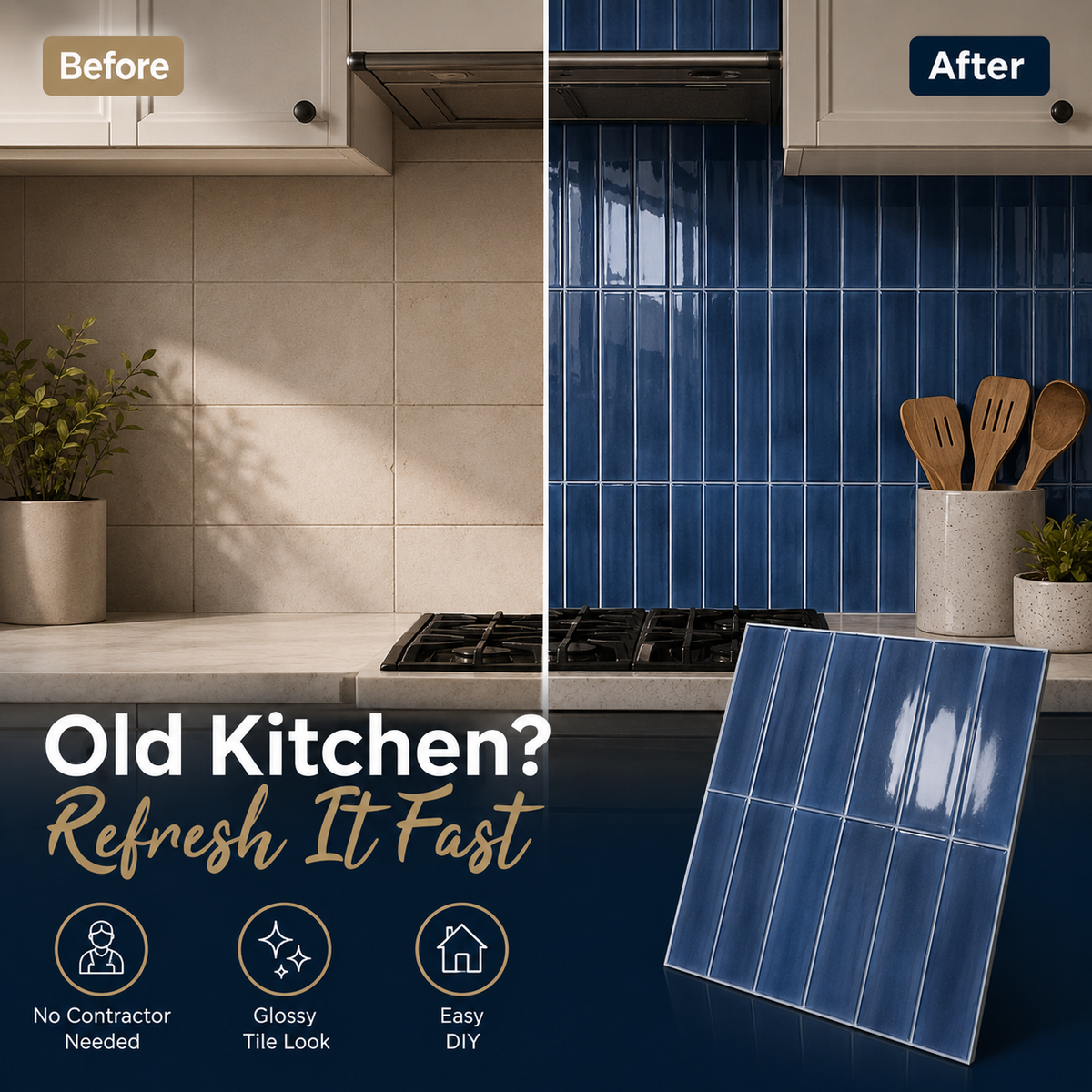 Blue Tile Sticker™