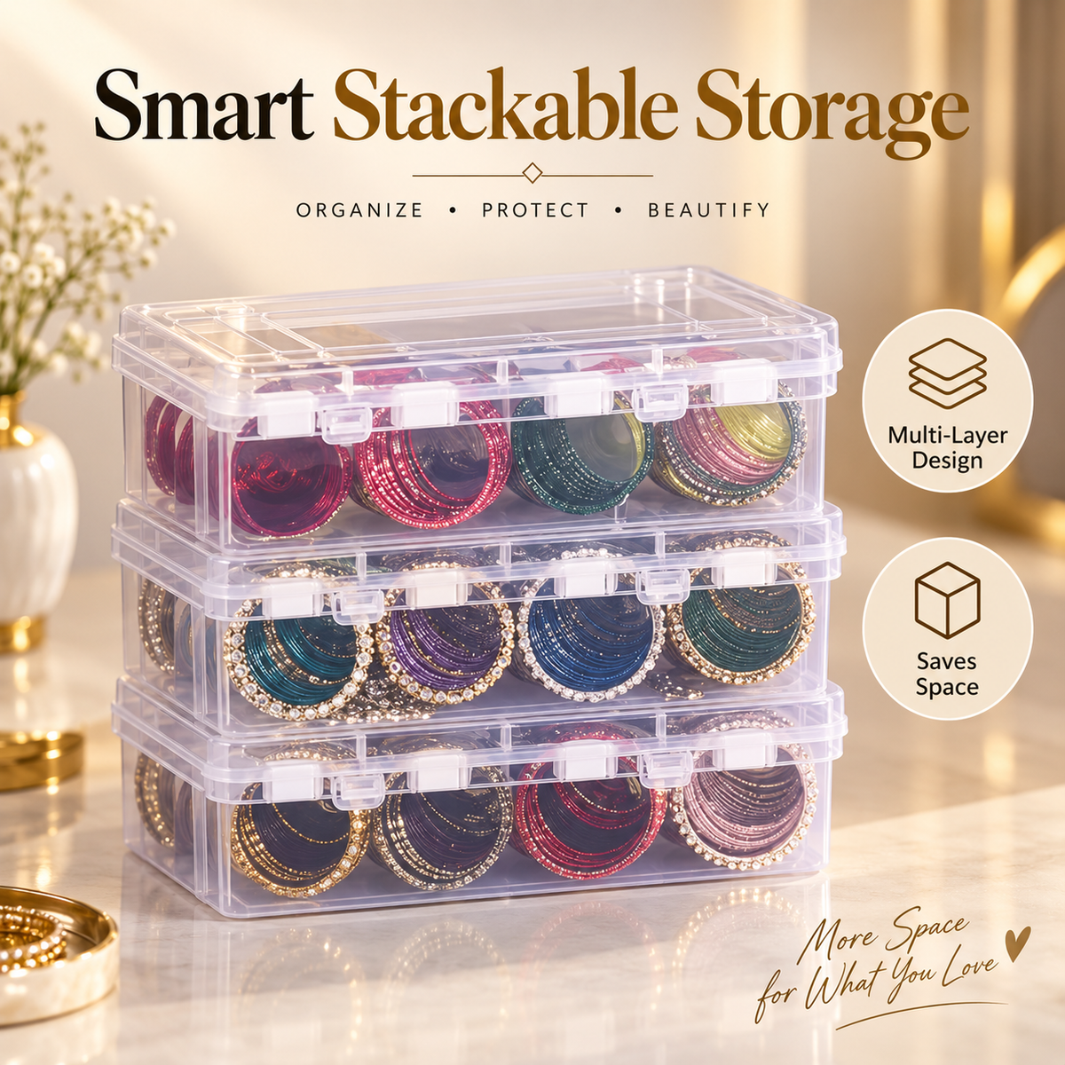 BangleNest™ – Smart storage solution for organized bangles