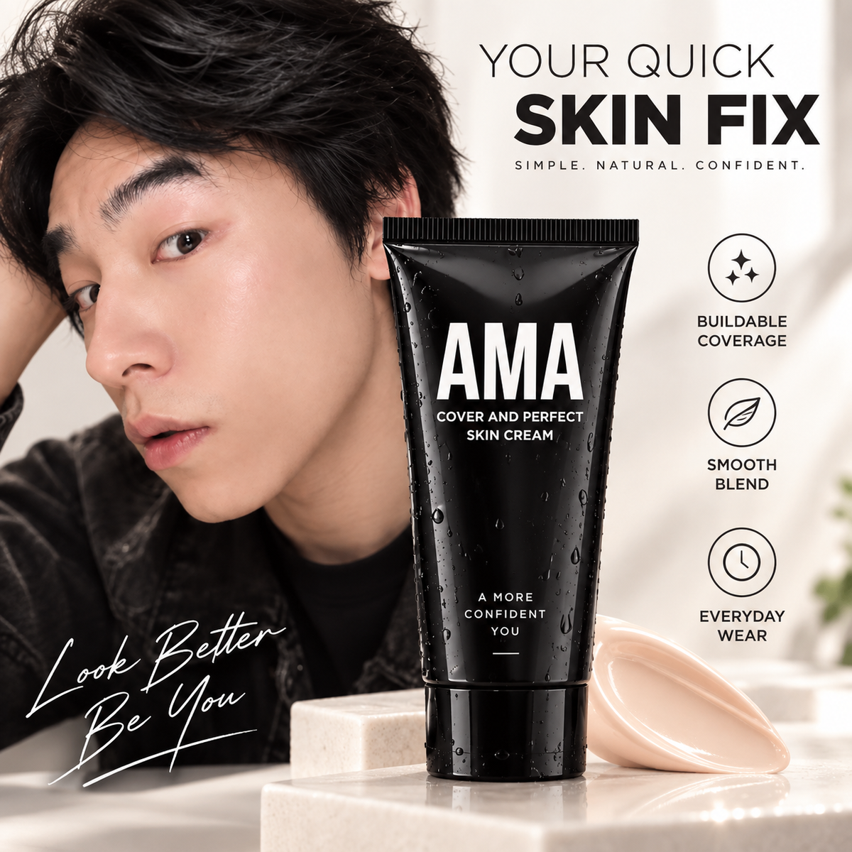 AMA Perfect Skintone™  Natural tone-enhancing cream for smooth skin