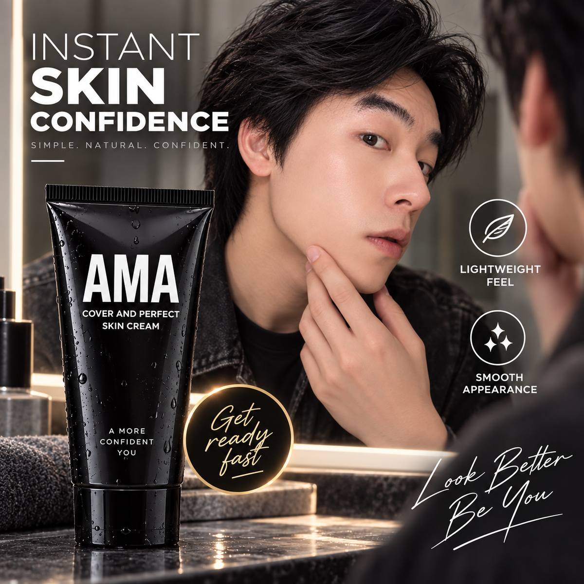 AMA Perfect Skintone™  Natural tone-enhancing cream for smooth skin