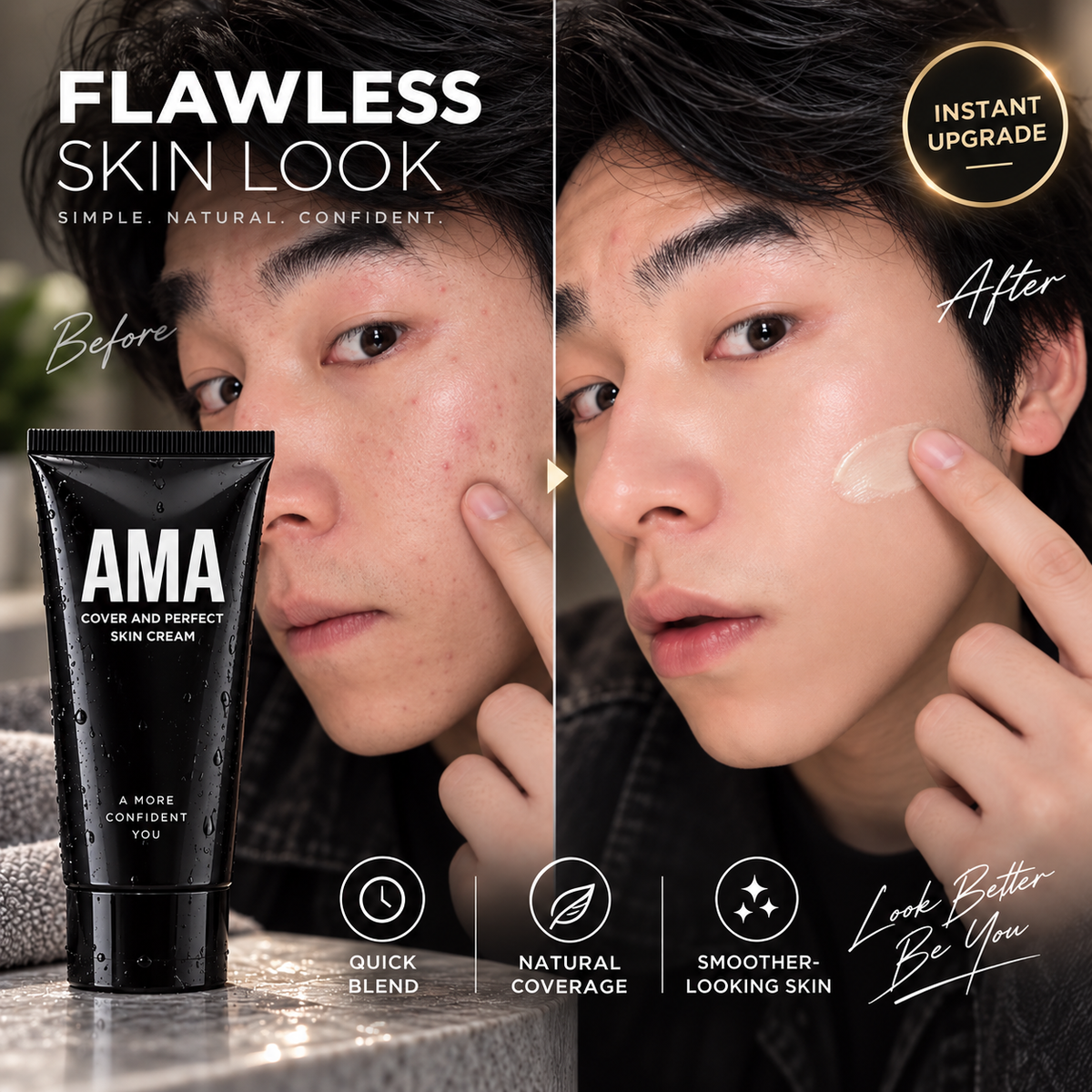 AMA Perfect Skintone™  Natural tone-enhancing cream for smooth skin