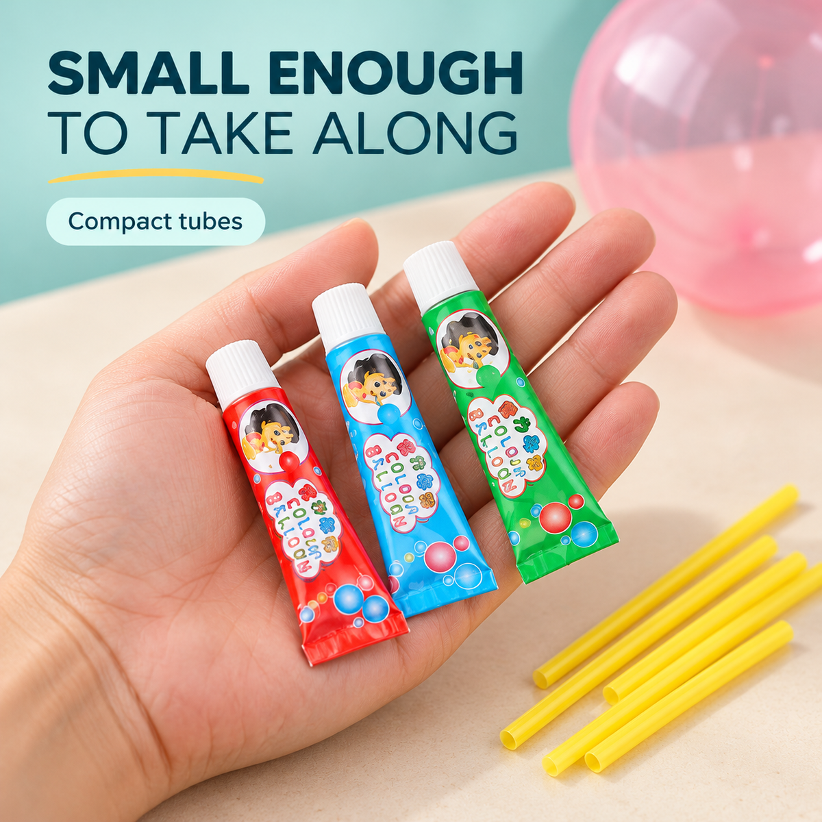 Magic Plastic Touchable Blow Bubbles Set