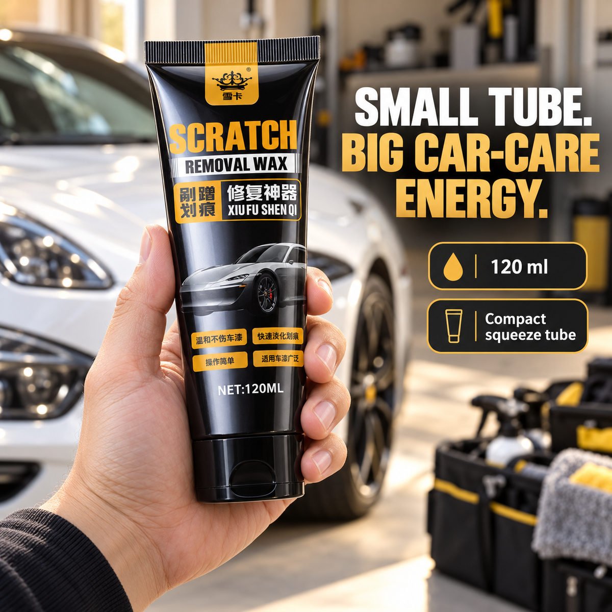 Scratch Remover Cream® - Rubbing & Removing