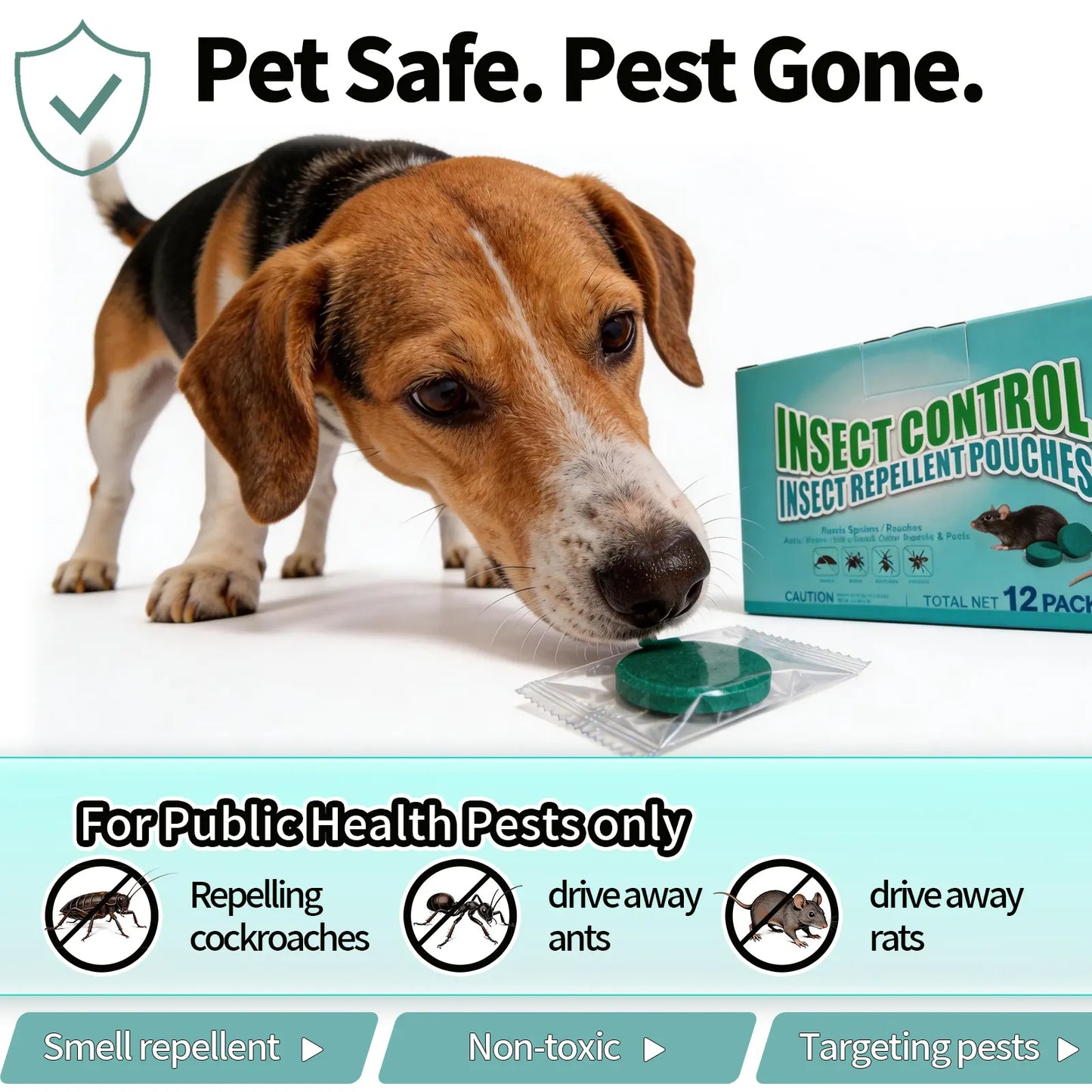 Professional Strong Mouse Control Bait - Fast Action Bait for Indoor/Outdoor Control