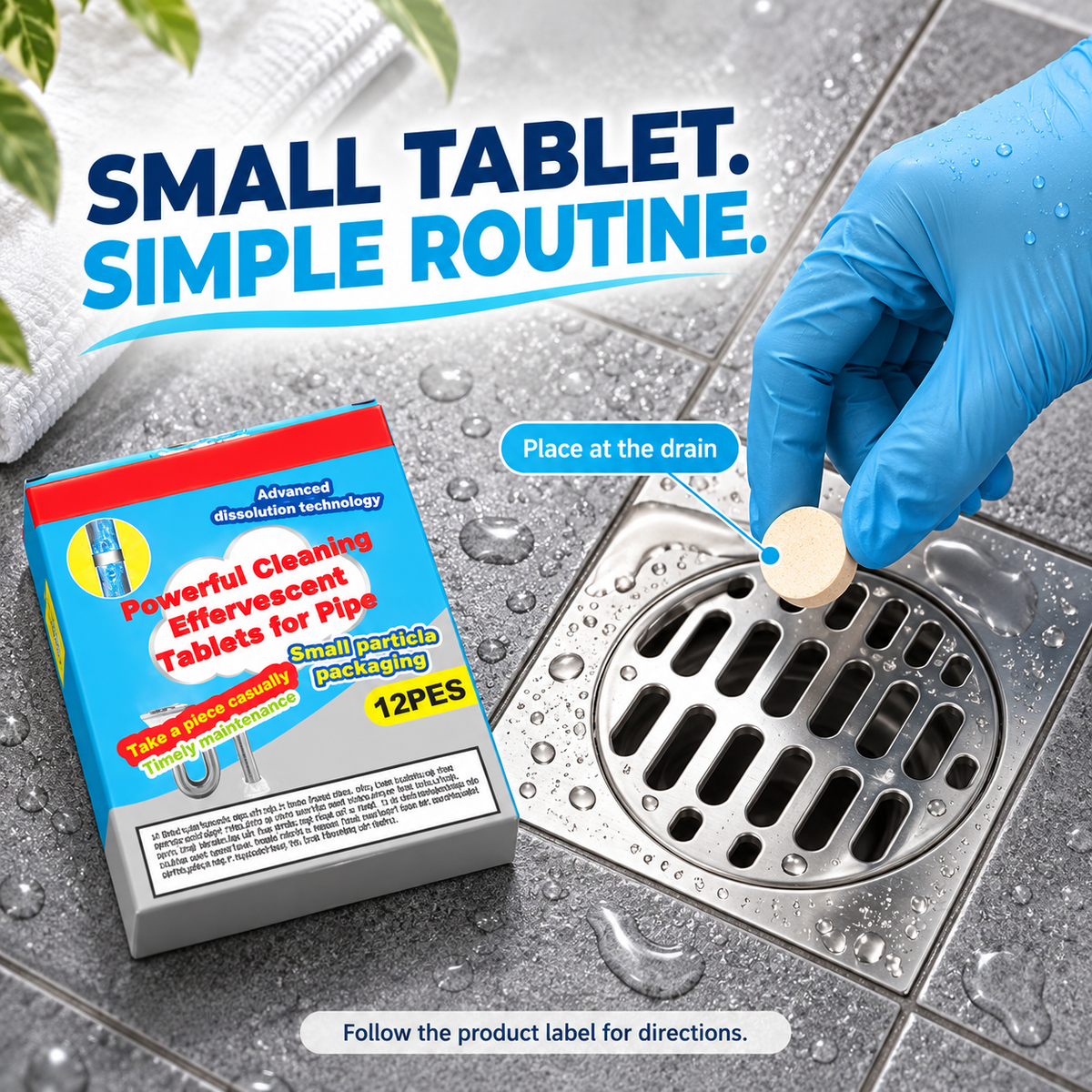 Drain Tablet® – Effervescent Drain Cleaning Tablets
