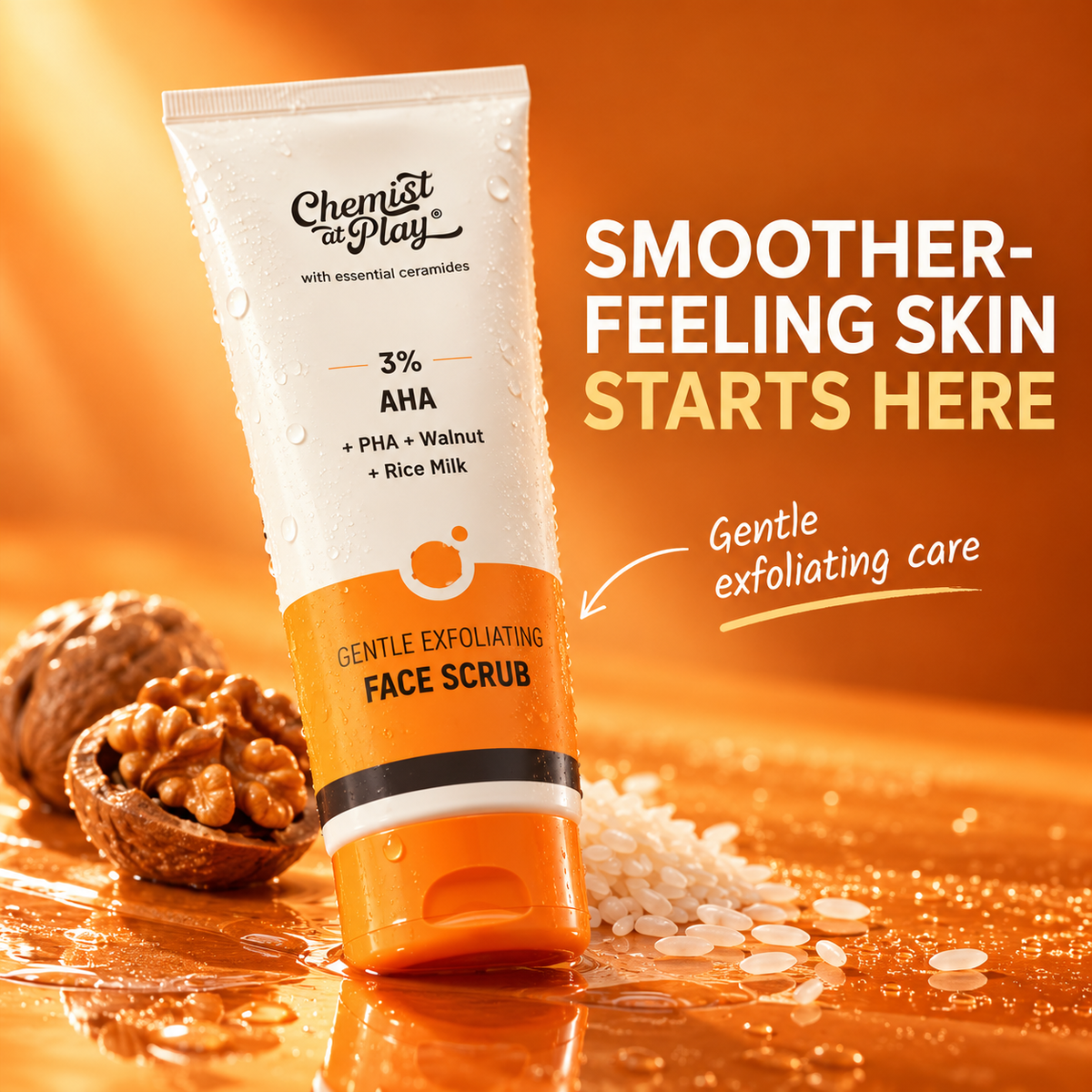 Chemist At PLay® Gentle Exfoliating Face Scrub ( 100% ✅ FDA Approved )