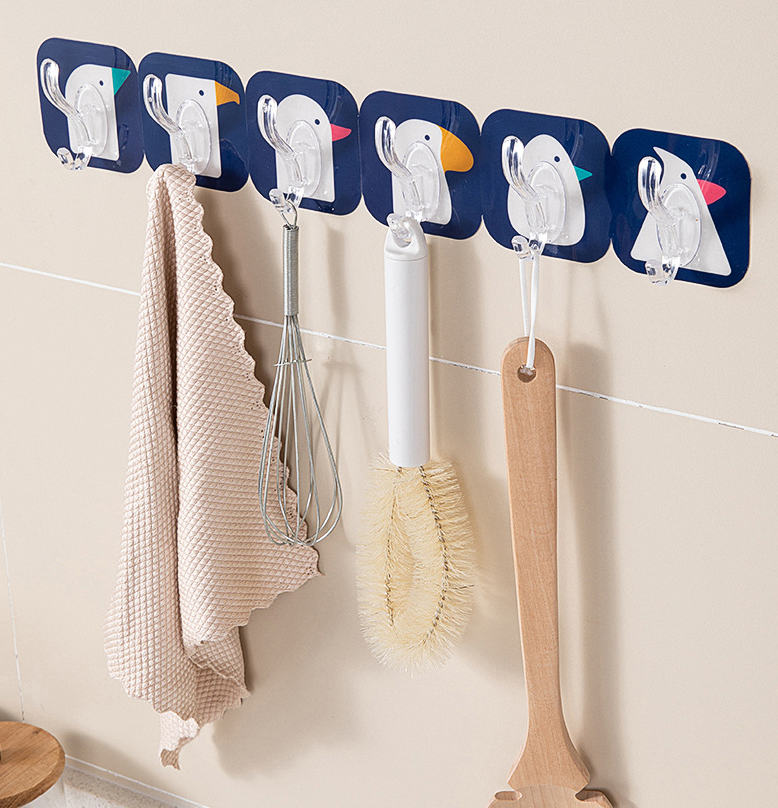 6 in 1 Adhesive Wall Mount