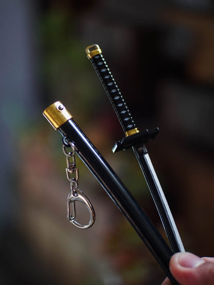 Stainless Steel Katana Keychain