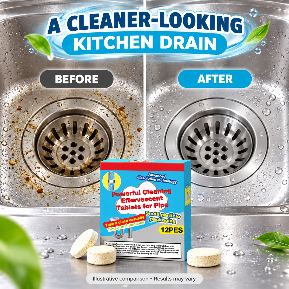 Drain Tablet® – Effervescent Drain Cleaning Tablets