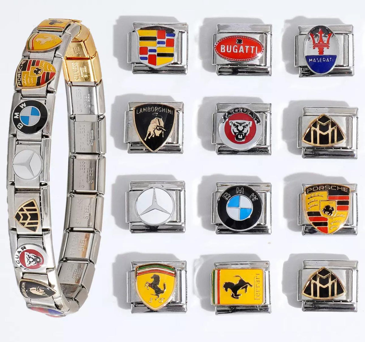 Italian Charm Car Bracelet