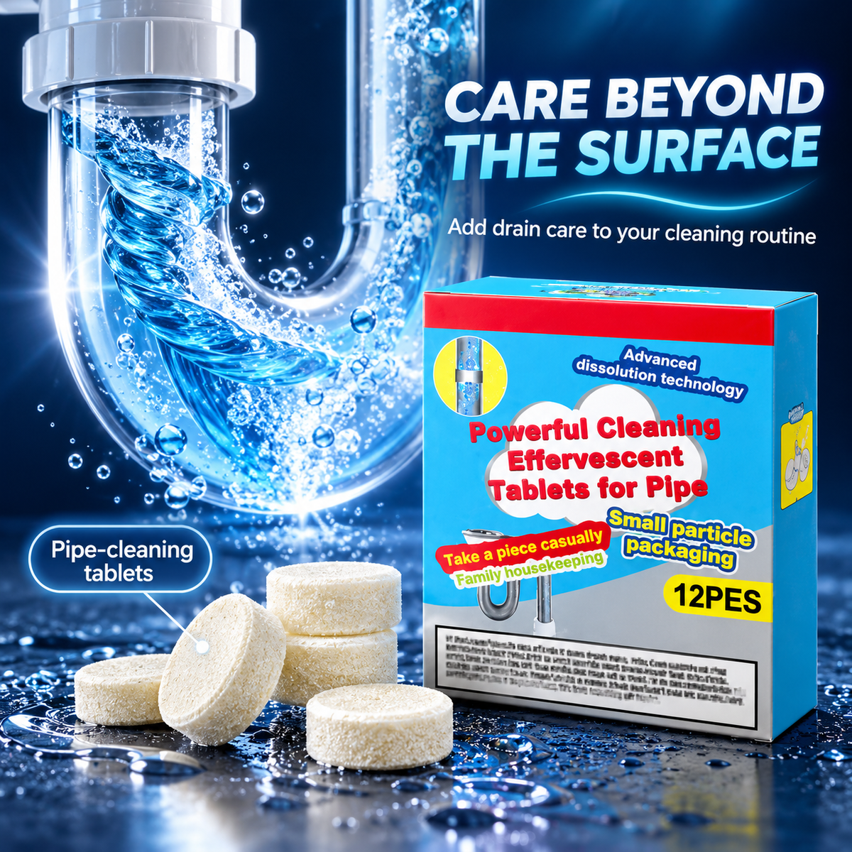Drain Tablet® – Effervescent Drain Cleaning Tablets