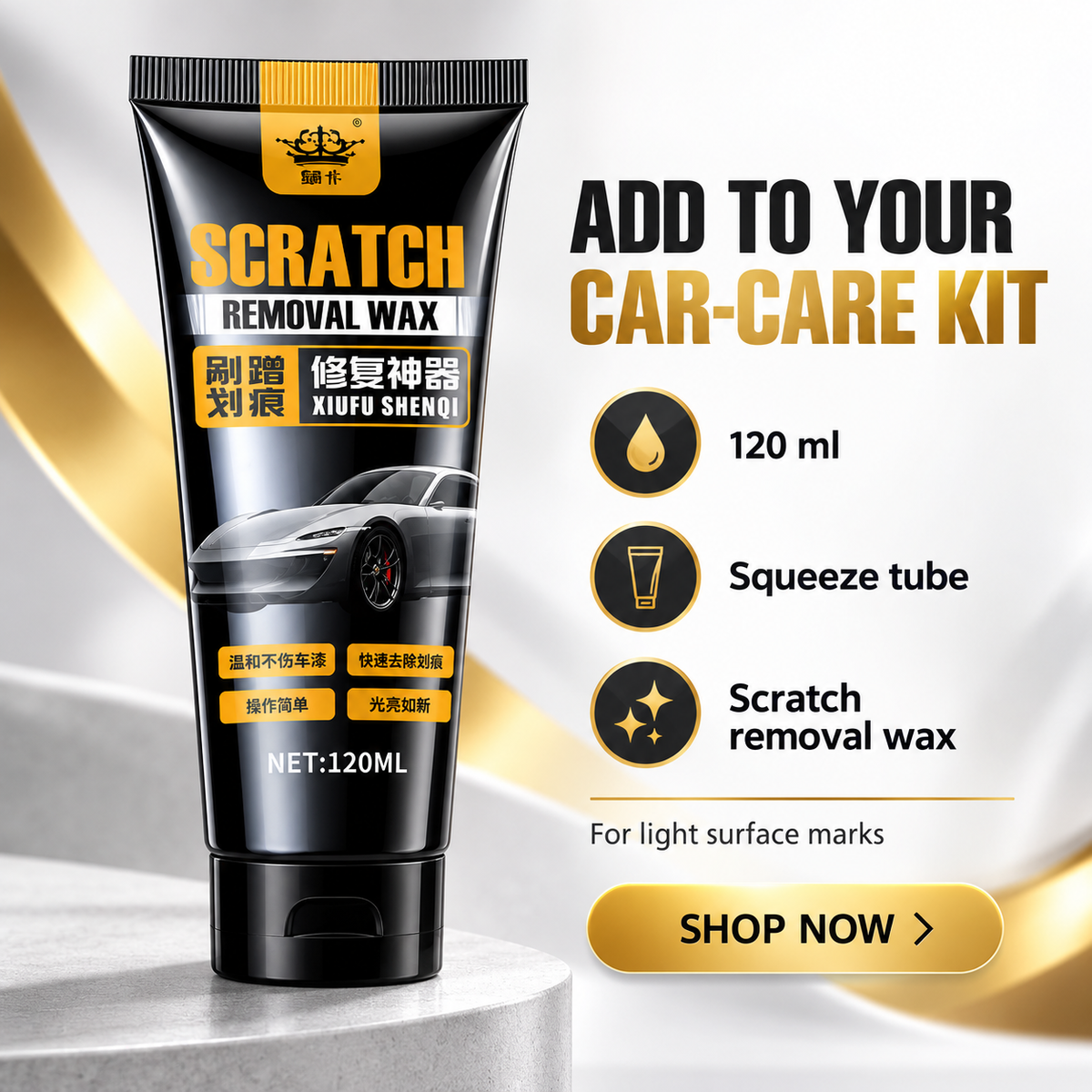 Scratch Remover Cream® - Rubbing & Removing