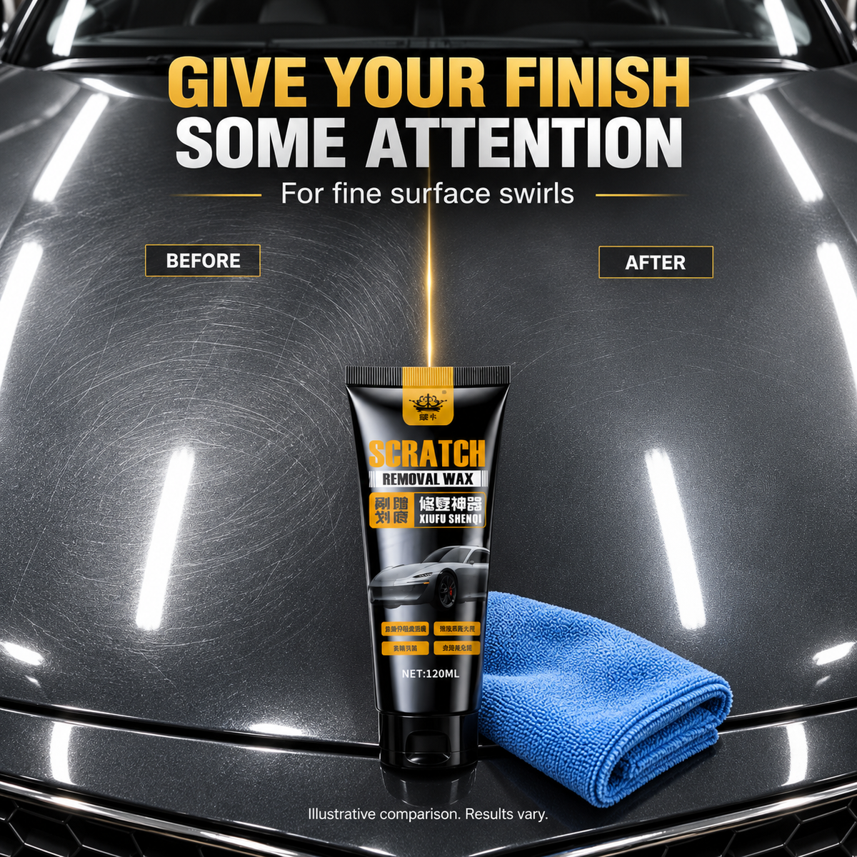 Scratch Remover Cream® - Rubbing & Removing