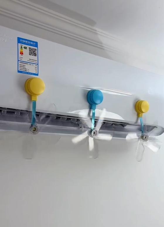 Self Adhesive Air Conditioner Fans For Air Flow ( Pack of 2 )