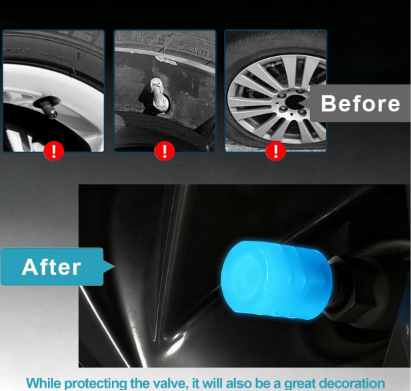 Rim Light Caps 20 Pieces  Car + Bike + Bicycle (RECHARGEABLE)