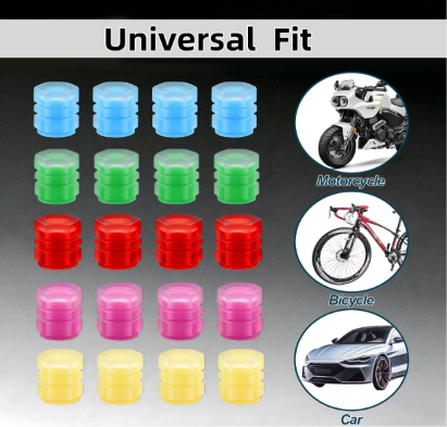 Rim Light Caps 20 Pieces  Car + Bike + Bicycle (RECHARGEABLE)