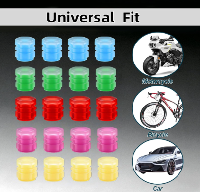 Rim Light Caps 20 Pieces  Car + Bike + Bicycle (RECHARGEABLE)