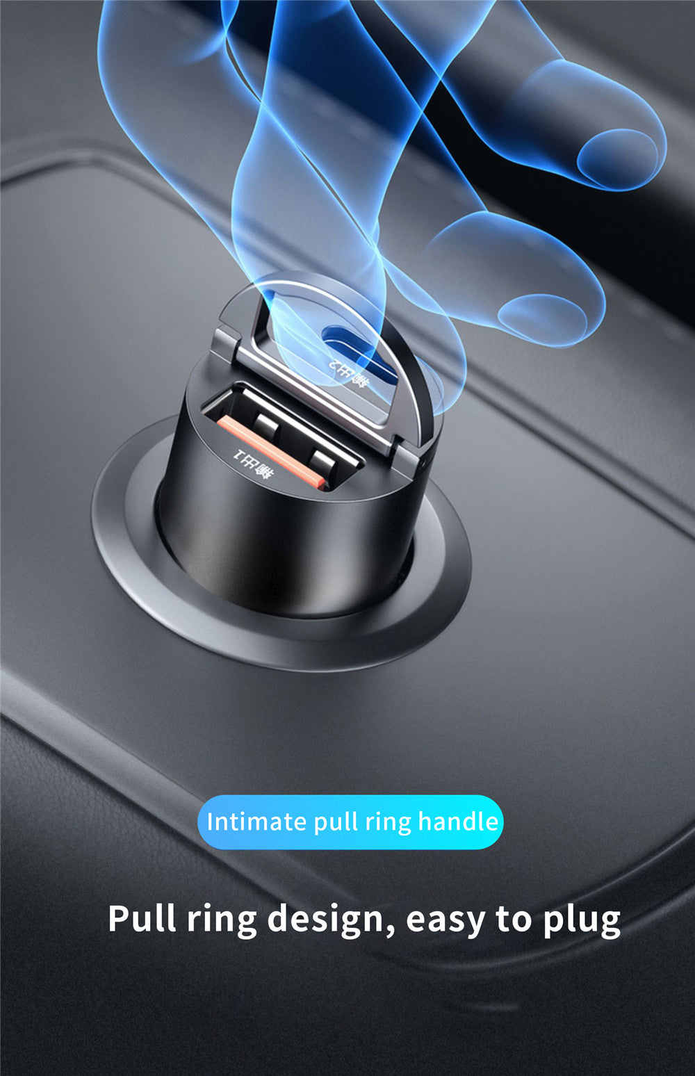 100W Fast Charging Car Charger