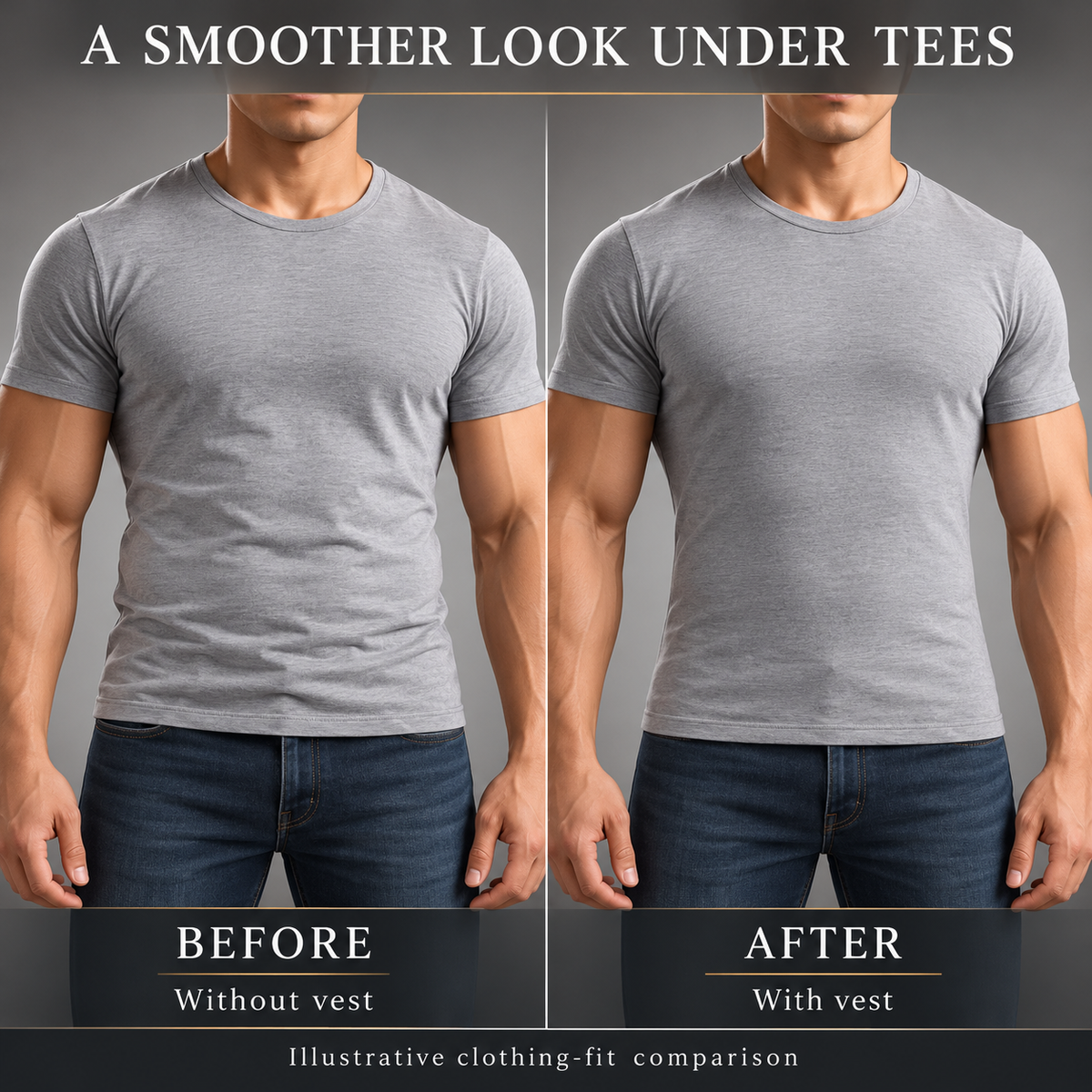 MenBody Shaper  ® Men’s Adjustable Shaping Vest