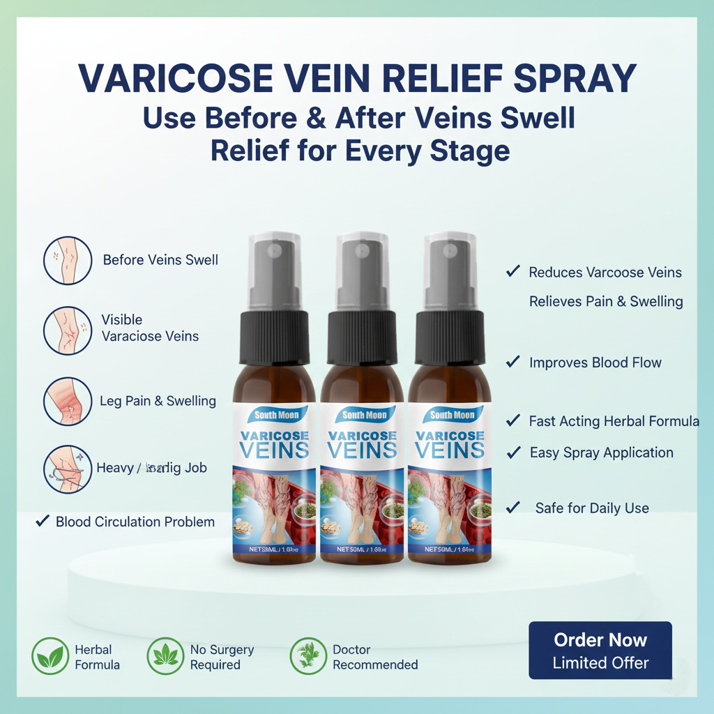 Varicose Vein Relief Spray