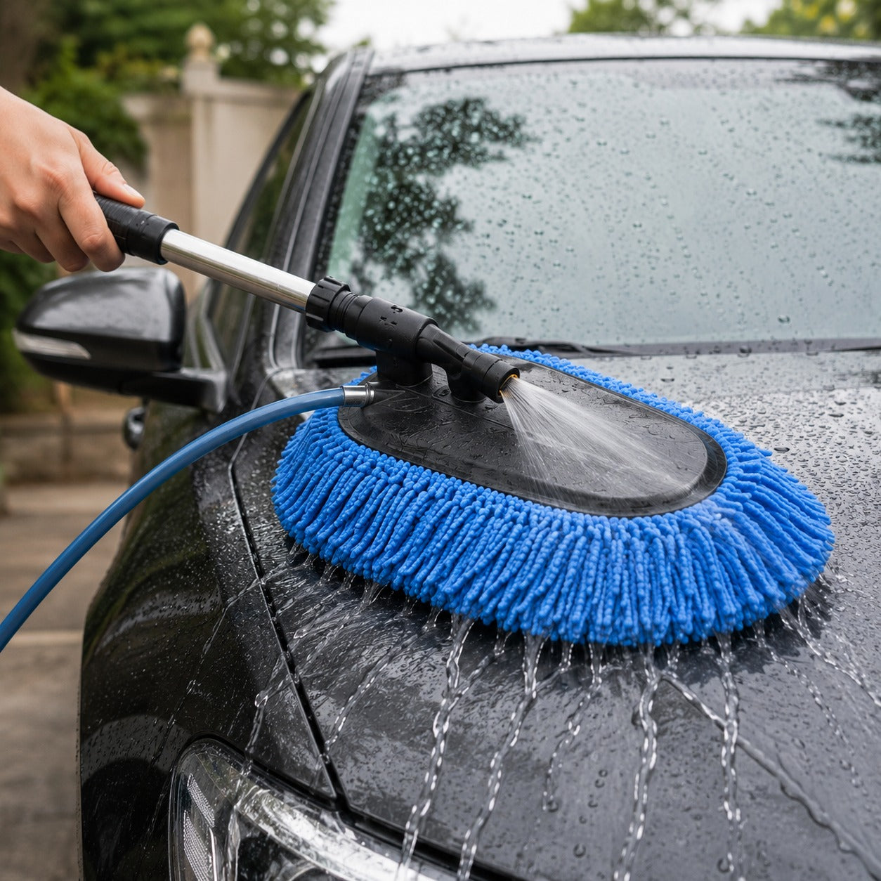 2 in 1 Microfiber Water Cleaning Car Duster