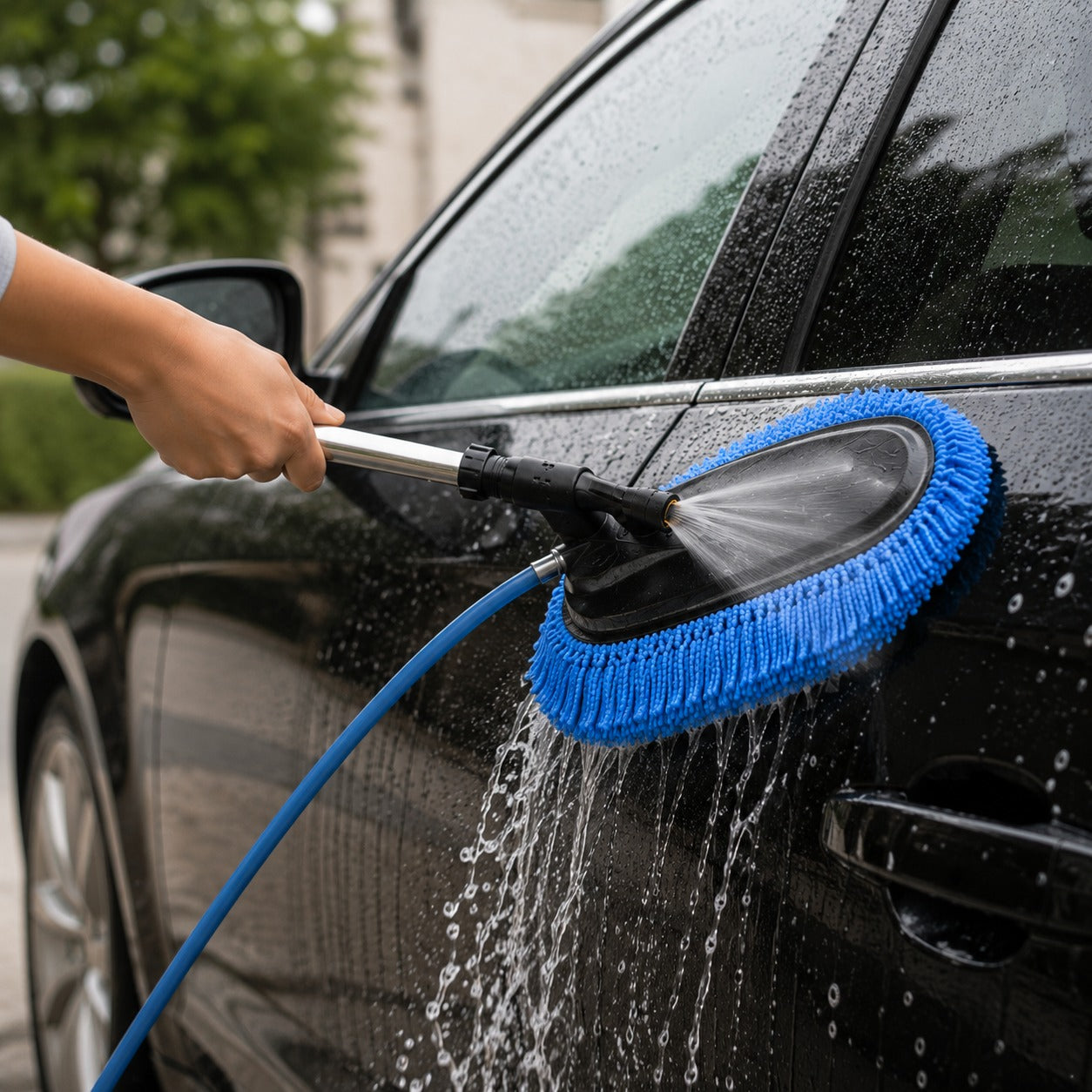 2 in 1 Microfiber Water Cleaning Car Duster