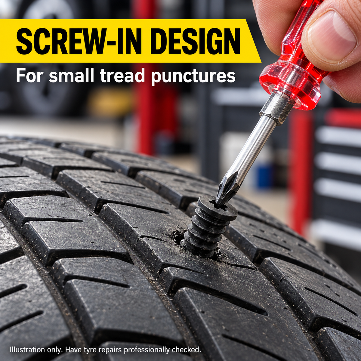 Self Sealing Tyre Repairing Screw™
