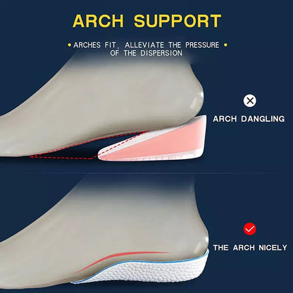 Anti Odour + Pain Relieving Height Increase Insoles