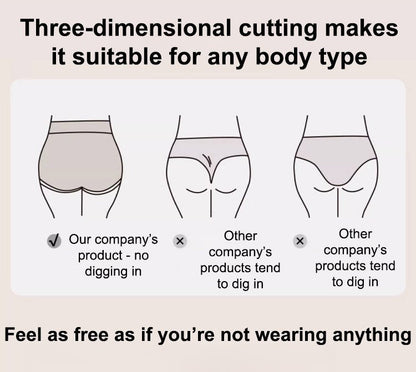High Waist Tummy Control Fabric Panties ( Imported )
