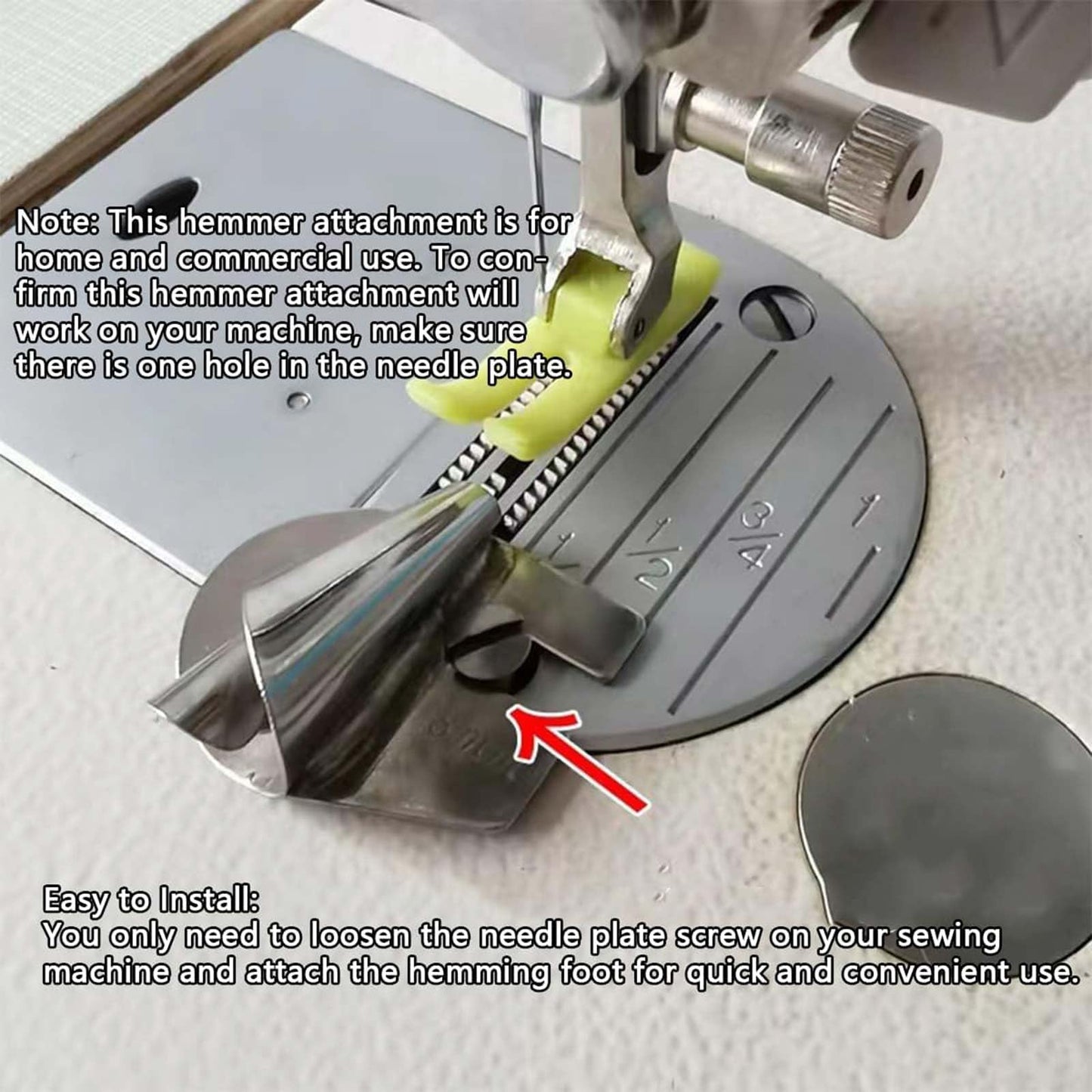 Sewing Rolled Hemmer