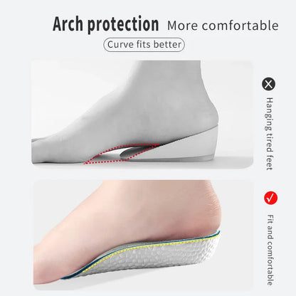 Anti Odour + Pain Relieving Height Increase Insoles