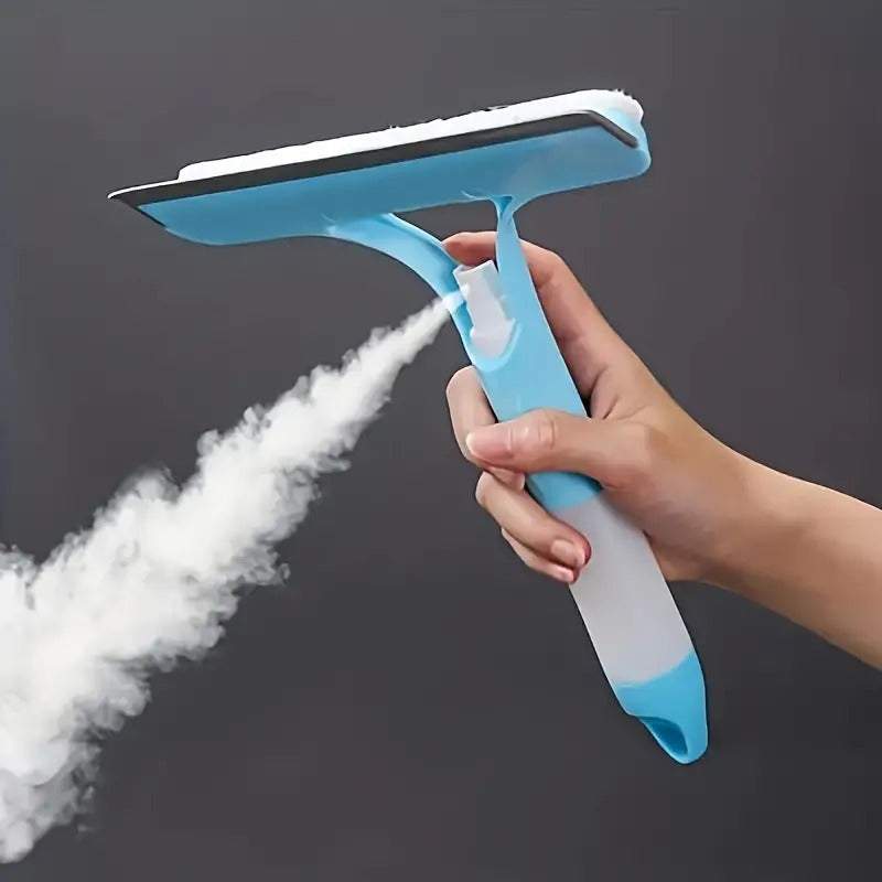 AquaSwipe 3-in-1 Window Spray Cleaner & Squeegee