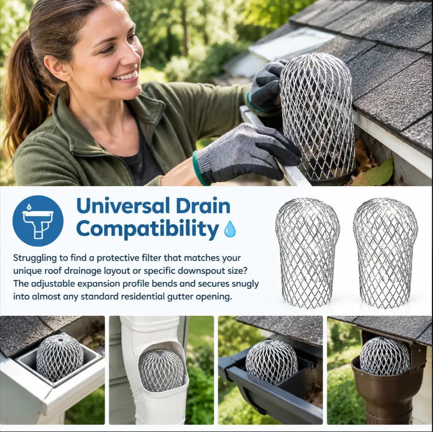 Adjustable Gutter Blocking Drain Cover ( ALL SIZES IN ONE ) 100% Original ✅