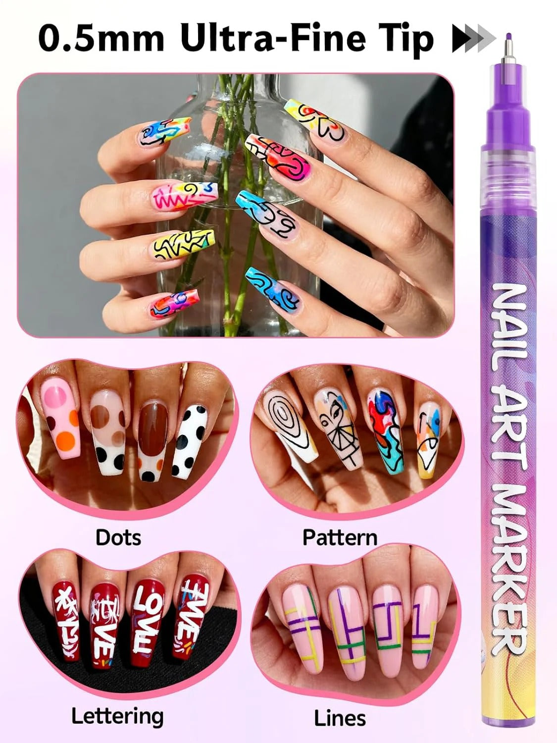 Nail Art Markers Set™