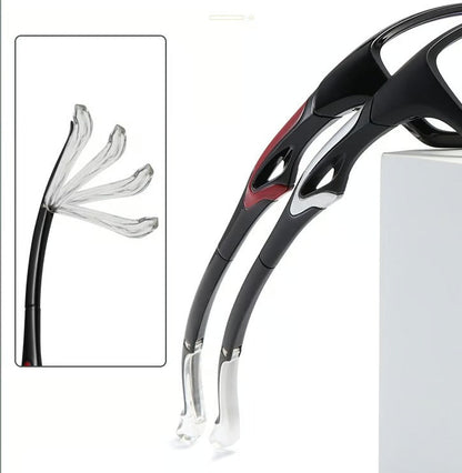 4 in 1 Unisex Anti Blue Light Adjustable Temples Reading Glasses
