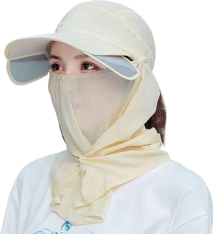 UV Protection Face Cover Sun Hat Cap