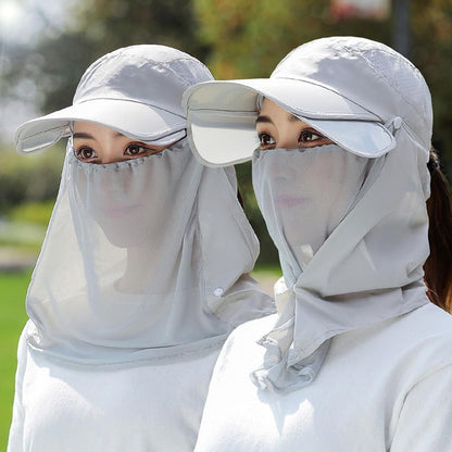 UV Protection Face Cover Sun Hat Cap