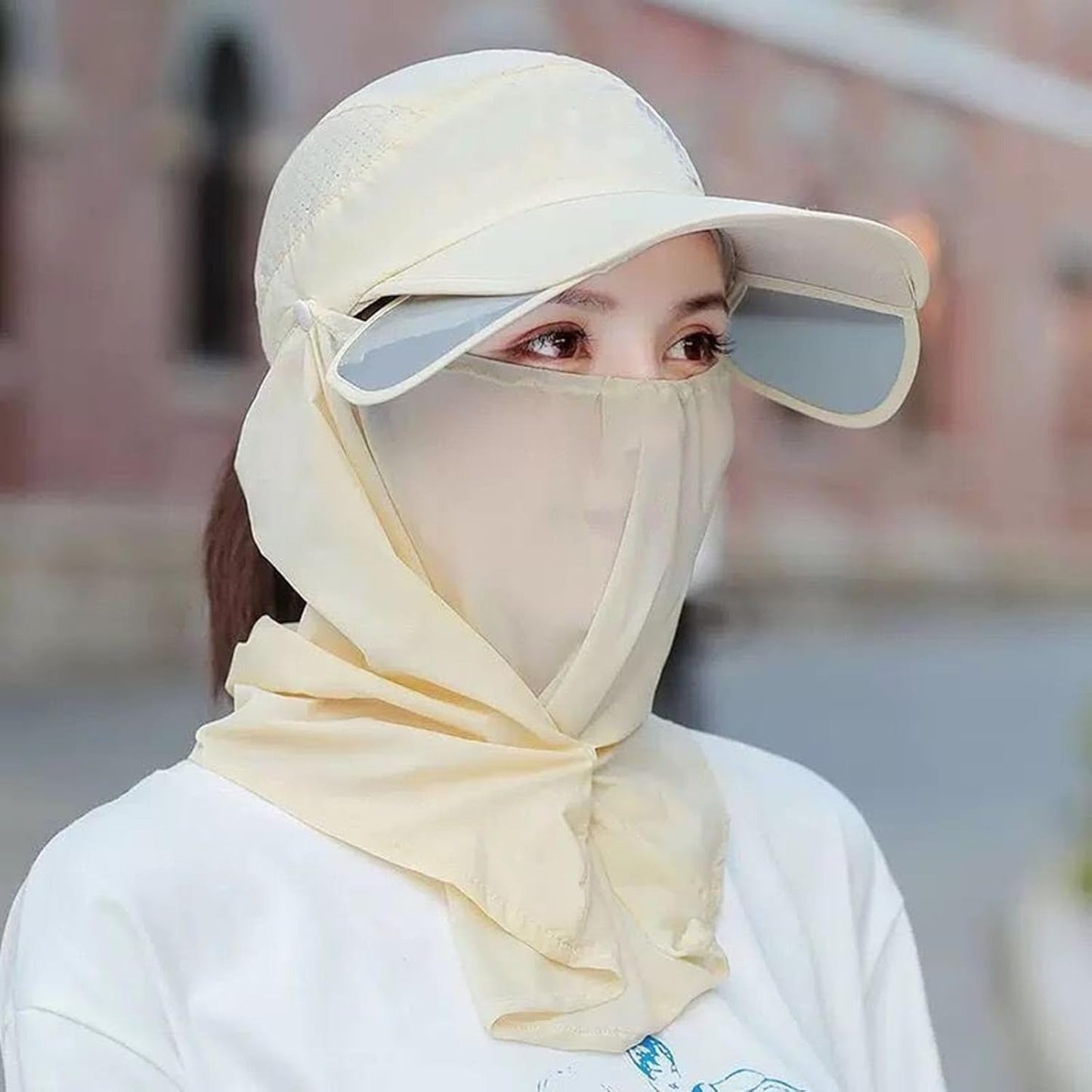UV Protection Face Cover Sun Hat Cap