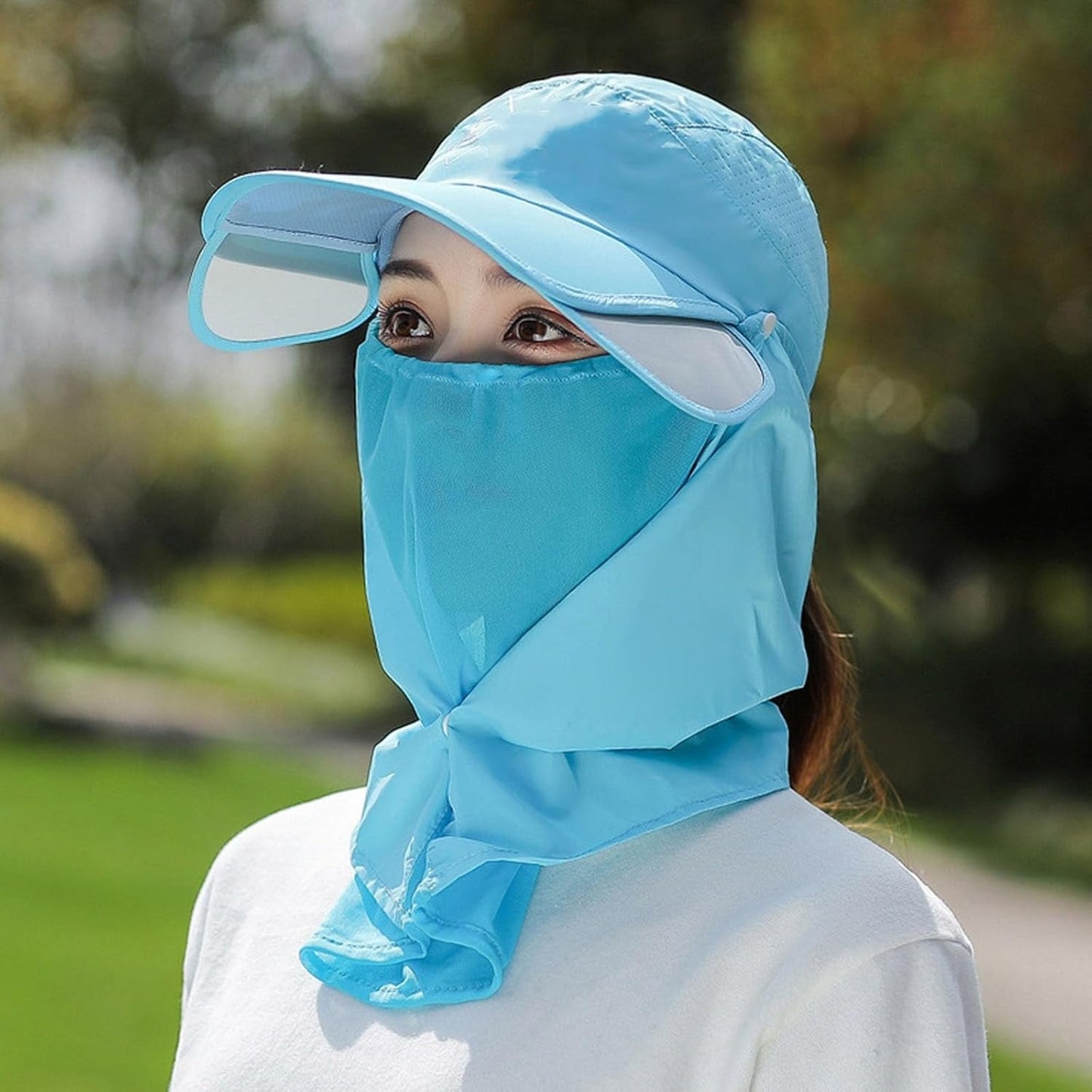 UV Protection Face Cover Sun Hat Cap