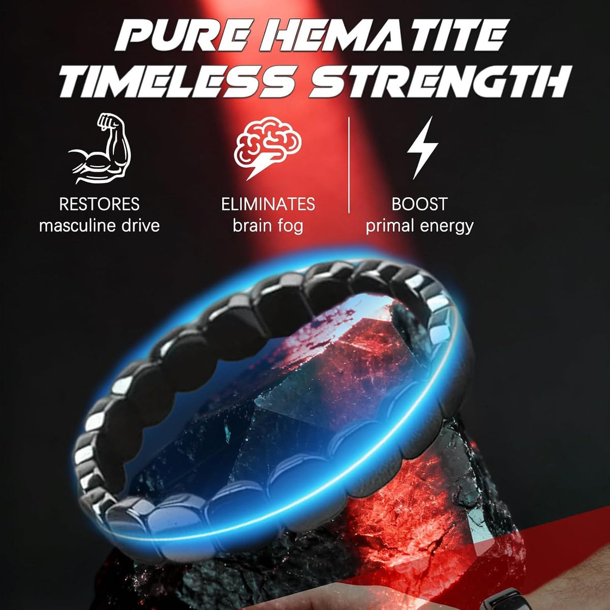 Hemios® Bracelet (Sexual Wellness + Manhood Strength ) 100% Original (IMPORTED)