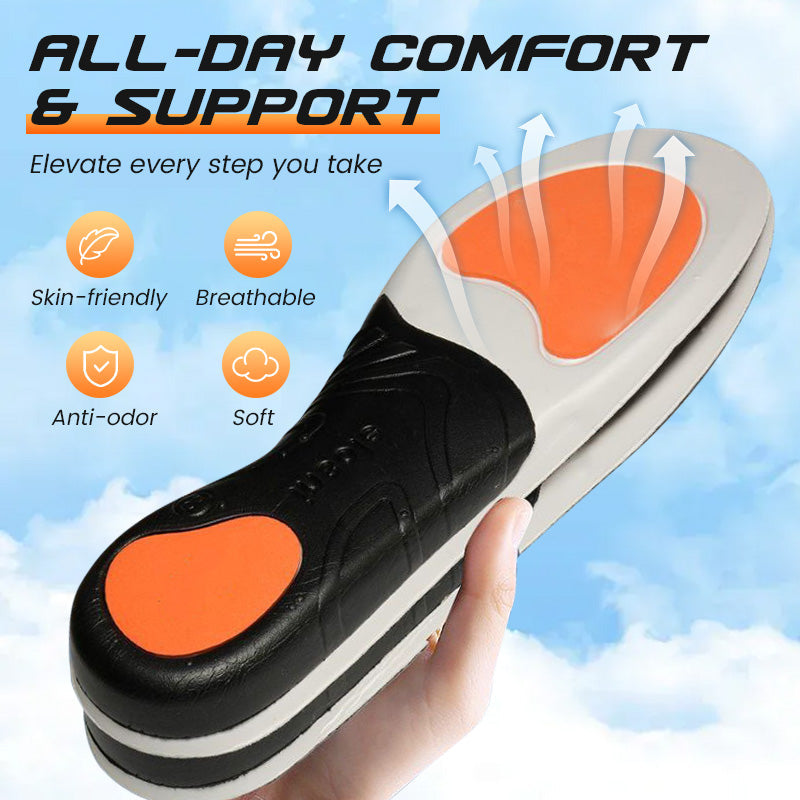 Shock-Absorbing Arch Support Insoles – All-Day Comfort