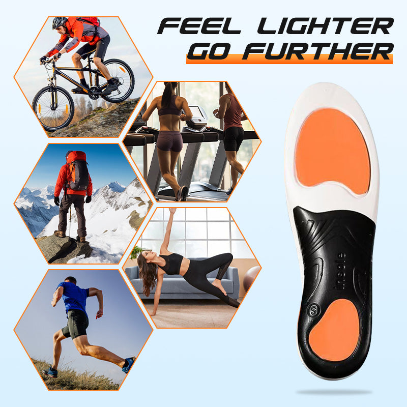 Shock-Absorbing Arch Support Insoles – All-Day Comfort